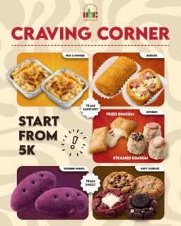 CRAVING CORNER 🤤✨

Lagi pengen ngemil tapi bingung pilih apa?
Di sini semua ada, dari yang gurih sampai manis 💖

Mulai dari 5K aja, kamu udah bisa cobain:
🧀 Mac & Cheese creamy
🥟 Risoles crunchy isi melimpah
🍤 Dimsum (fried & steamed)
🍠 Goguma Ppang lembut lumer
🍪 Soft cookies lumer di mulut

Semua dibuat fresh, rasanya nagih, dan…
⚠️ sering banget habis cepat!

Jadi kalau kamu lagi craving, jangan ditunda ya 👀

📩 Untuk pemesanan bisa langsung hubungi:
📱 WA: 085187551268

Siap-siap jatuh cinta di gigitan pertama 😋✨